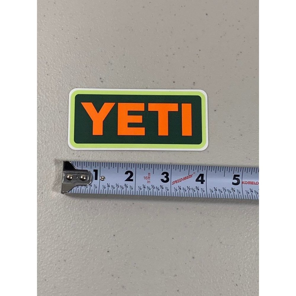 New Authentic Yeti Vinyl Sticker Decal